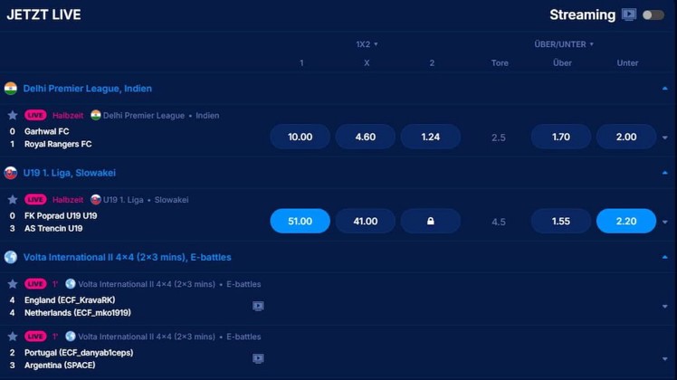 Boomerang Sportwetten Mobile