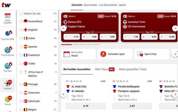 Tipwin Web-App